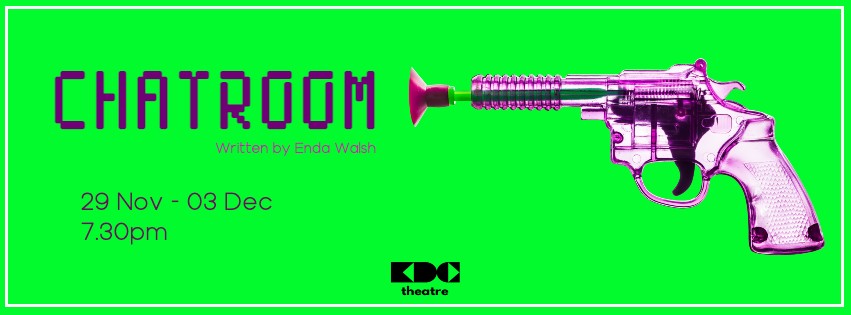 Chatroom production visual KDC Theatre
